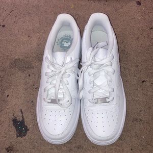 White Air Force ones